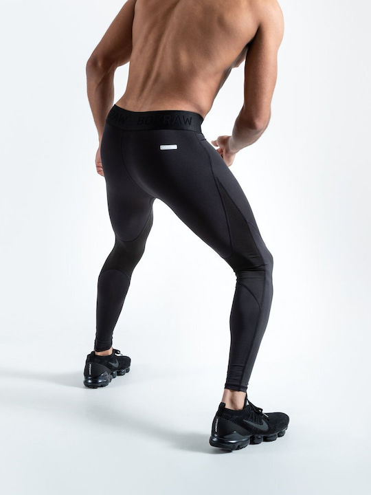 Boxraw Long Men's Martial Arts Leggings Black