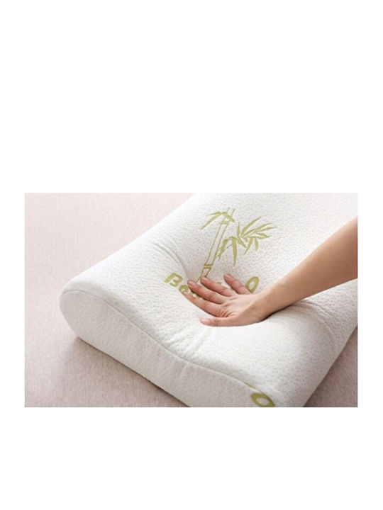Stewehome Pernă Ortopedic Anatomic Din Bambus Suport Gât Verde 40x60cm
