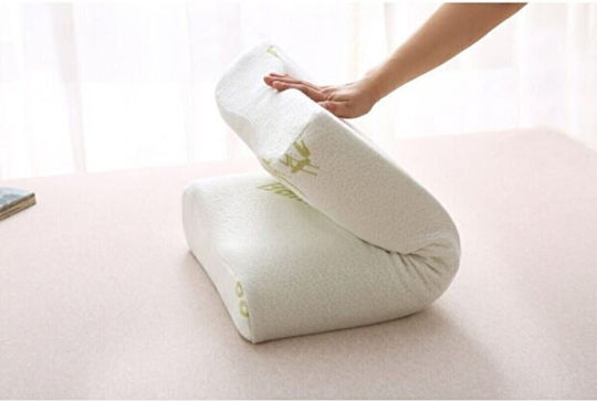 Stewehome Pernă Ortopedic Anatomic Din Bambus Suport Gât Verde 40x60cm