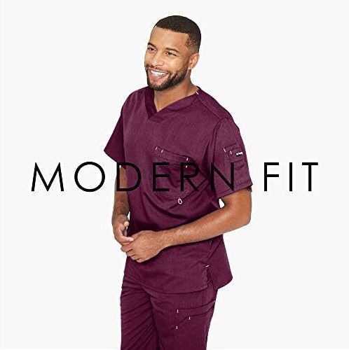 Barco Male Medical Blouse Burgundy