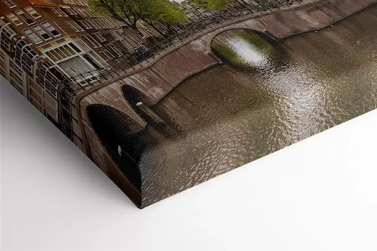 Gemälde Segeltuch Amsterdam Knv263 65cm x 95cm