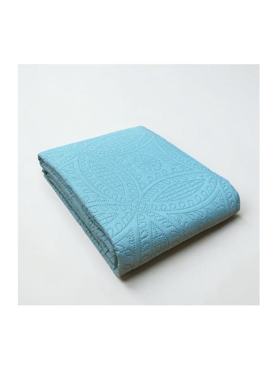 Linea Home Σετ Κουβερλί Υπέρδιπλο Πετρολ 220x240cm 3τμχ