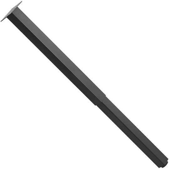 Vevor Metal Furniture Leg with Regulator 4 Pieces Suitable for Table Coffee Table Desk 61cm Black