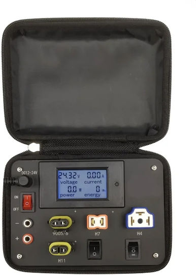 Led Αναλογικό Battery Tester με Κροκοδειλάκια