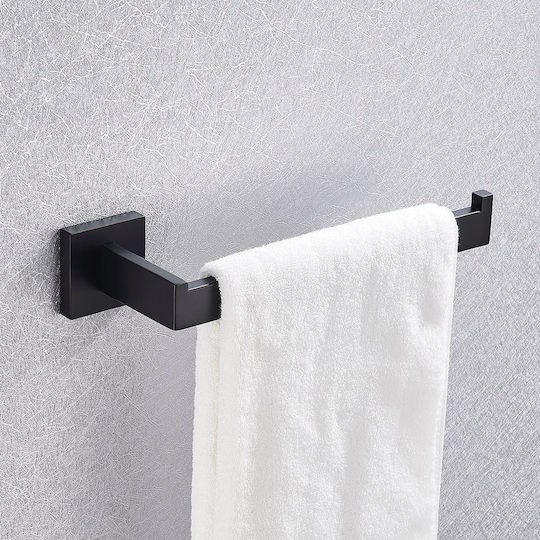 Wall Mounted Bathroom Accessory Set Inox Black