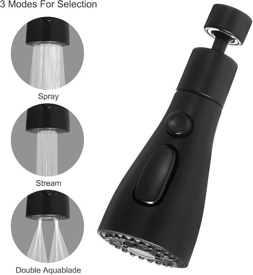 Flexible Splash Filter Faucet Extension with Filter