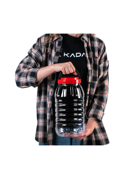Kadax Set 2 Bucăți Vaze Pentru Paste Cu Capac Plastic Roșii 5000ml