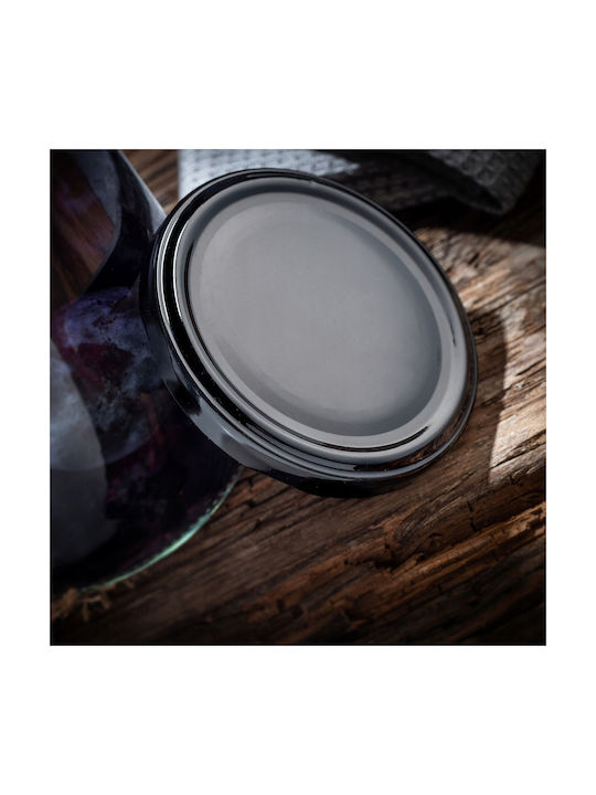 Kadax Set 4 Bucăți Vaze Utilizare Generală Cu Capac Sticlă Neagră 2500ml 4 Bucăți