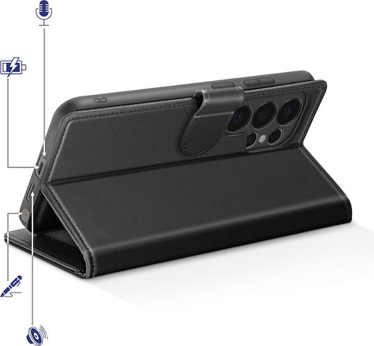 Mayaxess Husa 2-în-1 Wallet Galaxy S26 Ultra Carcasă Detasabilă Neagră