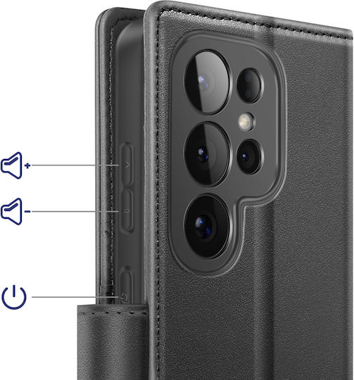 Mayaxess Husa 2-în-1 Wallet Galaxy S26 Ultra Carcasă Detasabilă Neagră