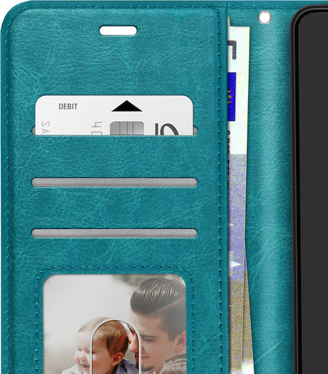 Mayaxess Brieftasche Hülle Galaxy S26 Lanyard Stand Funktion Türkis