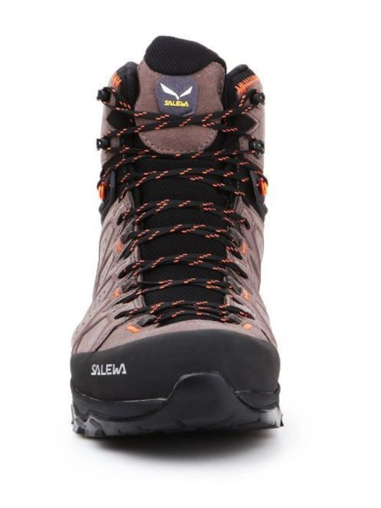 Salewa Alp Trainer 2 Mid Gtx Männer Wanderschuhe Wasserdicht mit Gore-Tex-Membran Beige