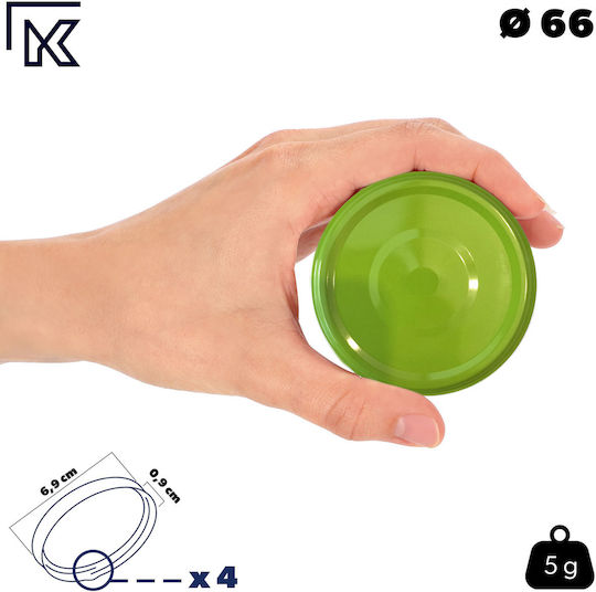 Lids Jars Caps Fi66 Screw Caps Jars 4-clamp 10pcs