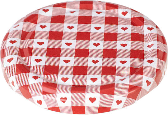 Lids Jars Fi66 Jar Caps Heart 4-clasp 10pcs