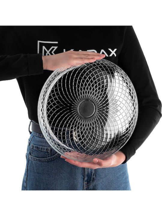 Kadax Servierplatte für Wüste Glas Transparent 30cm