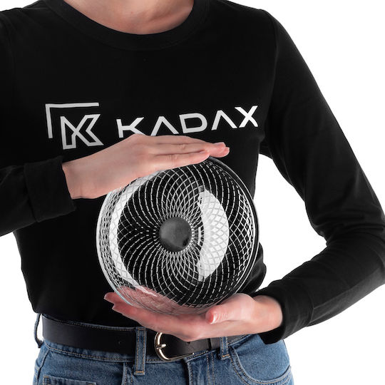 Kadax Serving Plate Desert Glass Transparent with Diameter 17.5cm 2 Pieces