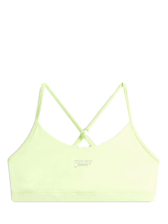 Logo Women's Sports Bra Yellow