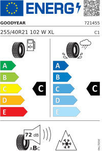 Goodyear Runflat 255/40R21 102W Λάστιχο 4 Εποχών για 4x4 / SUV Αυτοκίνητο