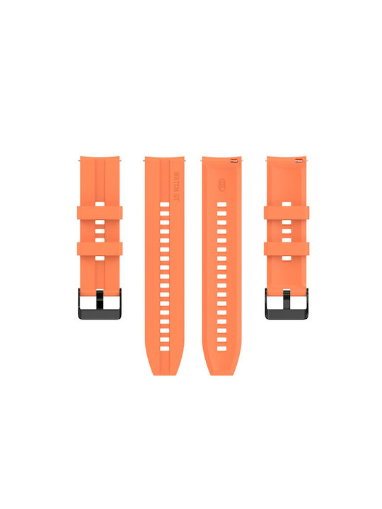 Silikonarmband Orange (Universelles Silikon-Uhrenarmband)