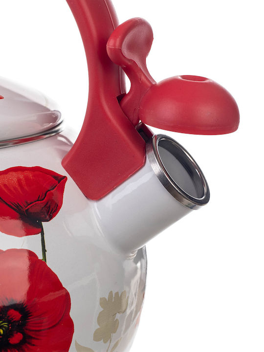 Kadax Кетъл Неръждаем Червен 2200ml