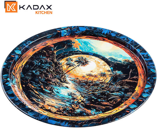 Kadax Metallischer Serviertablett 32.5cm