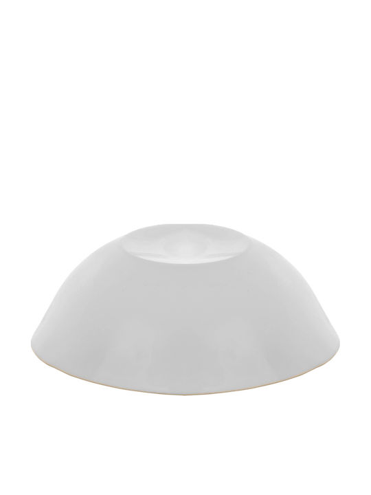 Kadax Salatschüssel Glas Weiß 15cm