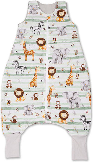 Kidizi Sac De Dormit De Vară Cu Picioare 0.5 Tog Safari Verde