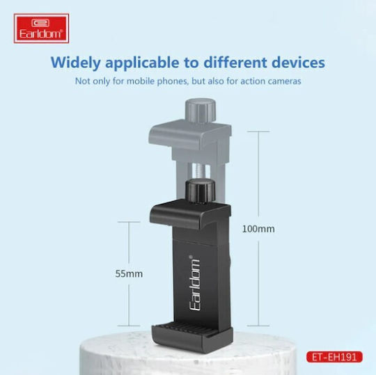 Earldom Et-eh191 Стойка За Глава С Колан 360° Смартфон И Екшън Камера Регулируема Антислип