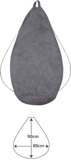 Ελαστικό Κάλυμμα Καρέκλας Γκρι 80x90cm