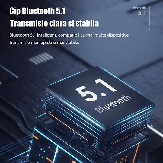 Convertor Audio Digital La Analog Ot13 Compatibil Bluetooth 5.1 Usb 3.5 Mm Aux Cablu Audio Optic Rca Negru