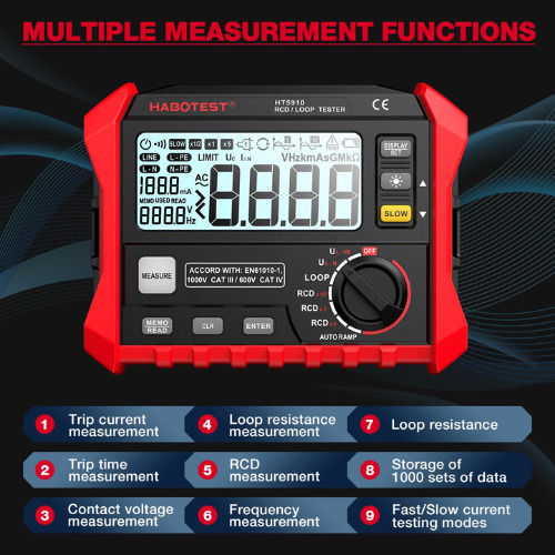 Habotest HT5910 Digital Заземен измервателен уред