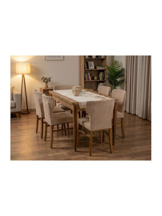 Linea Home City Elastische Abdeckung Für Stuhl Grau 3Stücke