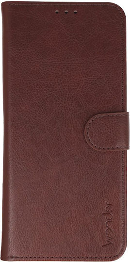Wonder Common Universal Book Case Size M Samsung S21 S10 Note Note 2/note 3/huawei P30 Lite P9 P9 Lite Sony Xperia Z3 Z4 Z5 Brown
