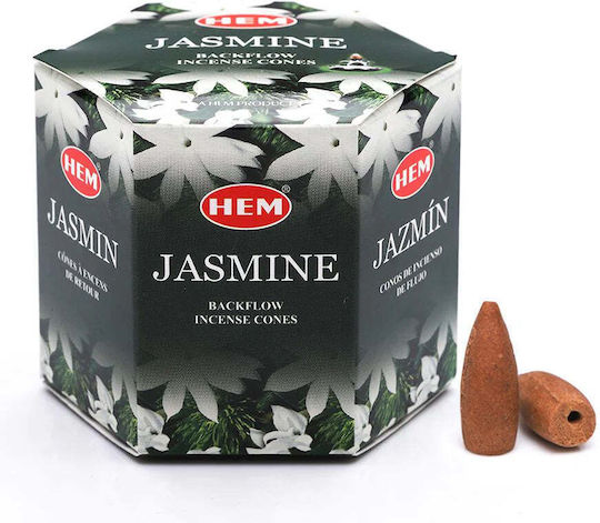 Hem Backflow Räucherkegel – Jasmin Parfüm – 40 Stück