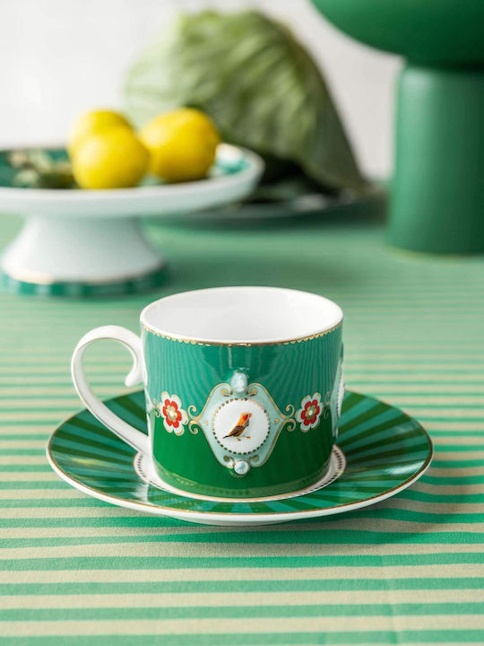 PiP Studio Tea Cup Porcelain Green 250ml