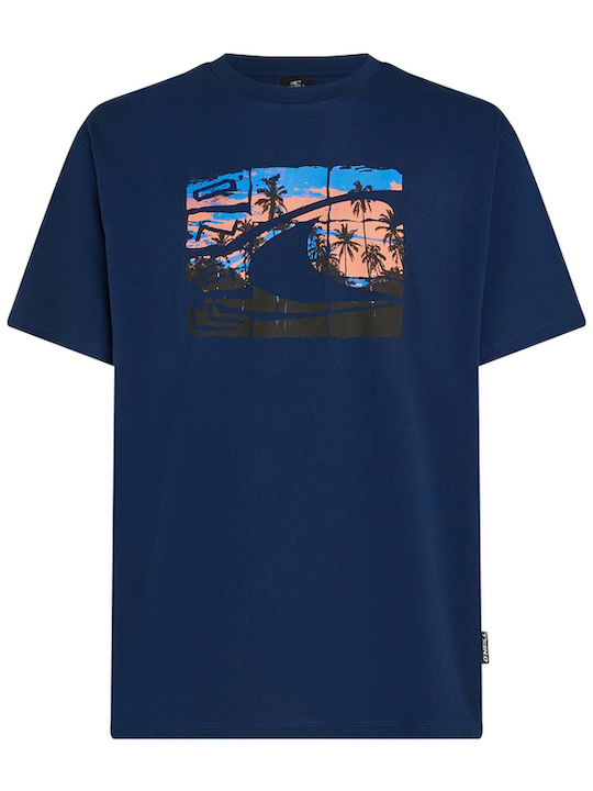 Тениска Gradient Blu