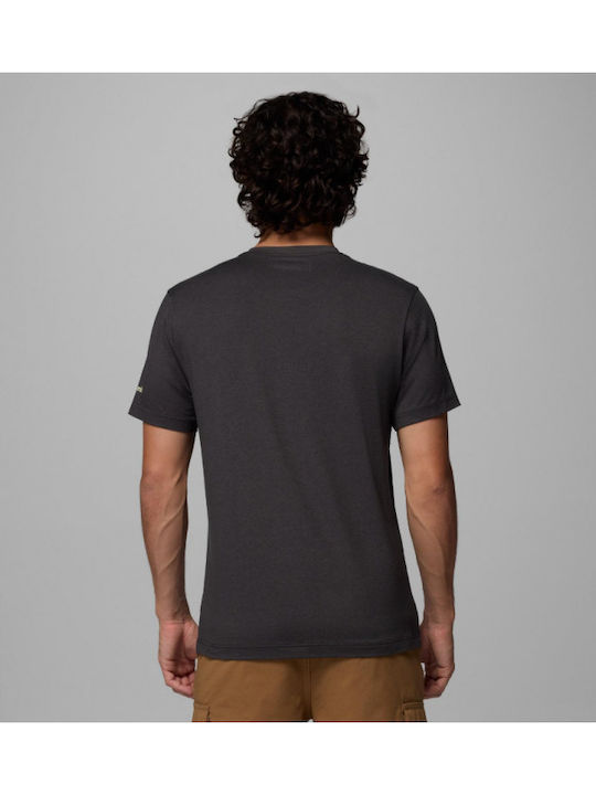 Point T-shirt Black Heather/pointed Peaks