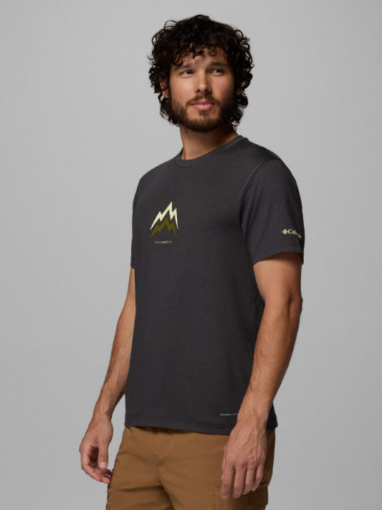 Point T-shirt Black Heather/pointed Peaks