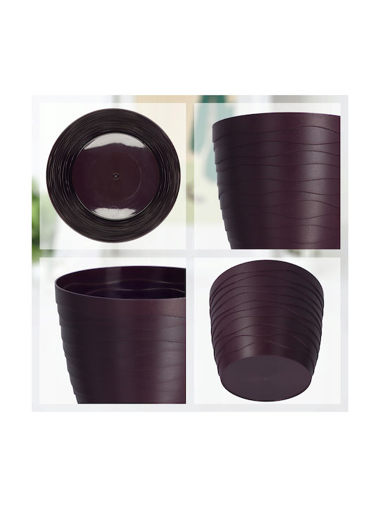Kadax Γλάστρα Πλαστική Plum Kadax Γλάστρα Πλαστική Plum