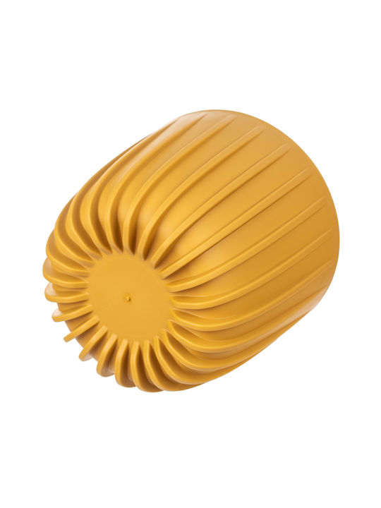 Kadax Пластмасова Саксия За Цветя Жълта 12.5x12.5см