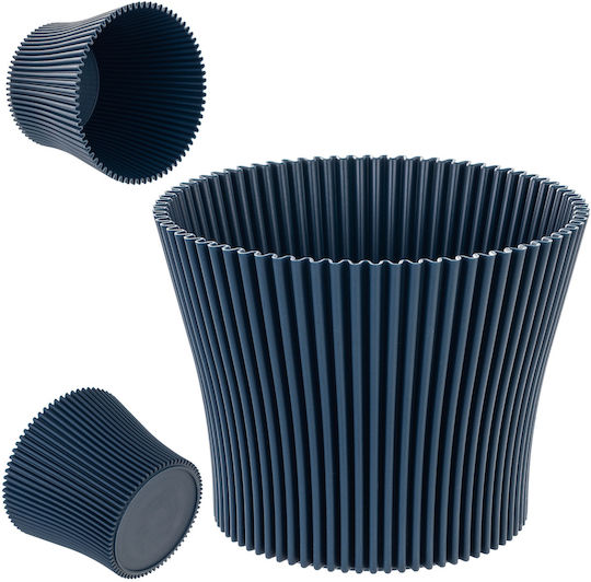Kadax Ghiveci De Flori Din Plastic Albastru Navy 13 Cm