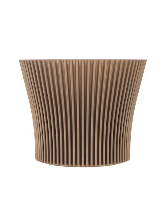 Kadax Ghiveci De Flori Din Plastic Auriu 17 Cm
