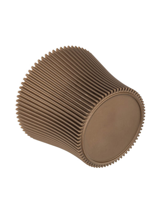 Kadax Ghiveci De Flori Din Plastic Auriu 17 Cm
