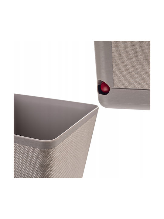 Kadax Beige Blumentopf mit Untersetzer 24cm