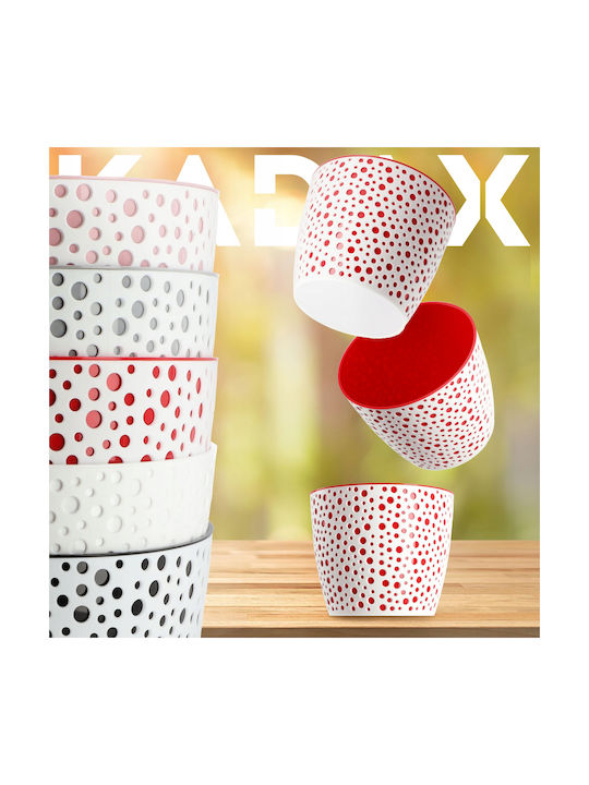 Kadax Γλάστρα Πλαστική Red Kadax Γλάστρα Πλαστική Red