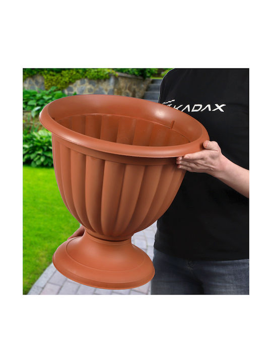 Kadax Plastic Orange Flower Pot 40cm