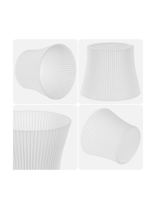 Kadax Γλάστρα Πλαστική White 17εκ.