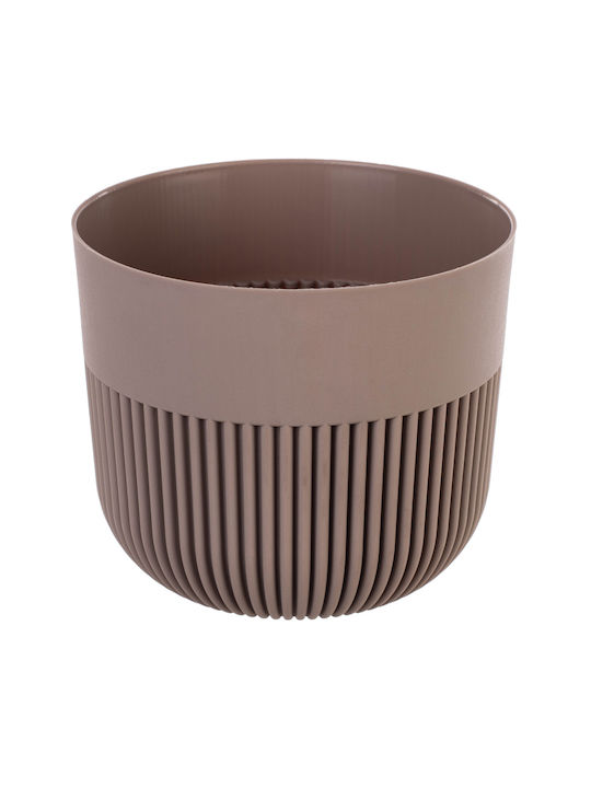Kadax Ghiveci De Flori Din Plastic Bej 15x15cm