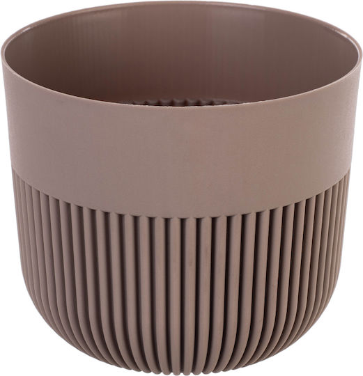 Kadax Kadax Kunststoff Blumentopf Beige 15x15cm