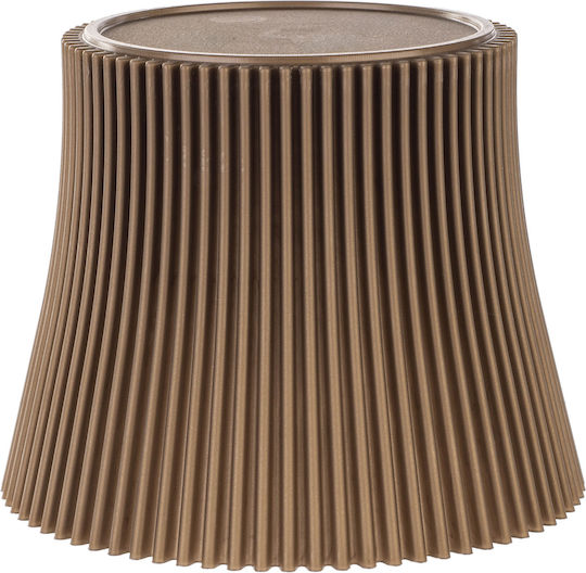 Kadax Kunststoff-Blumentopf Gold 13 cm